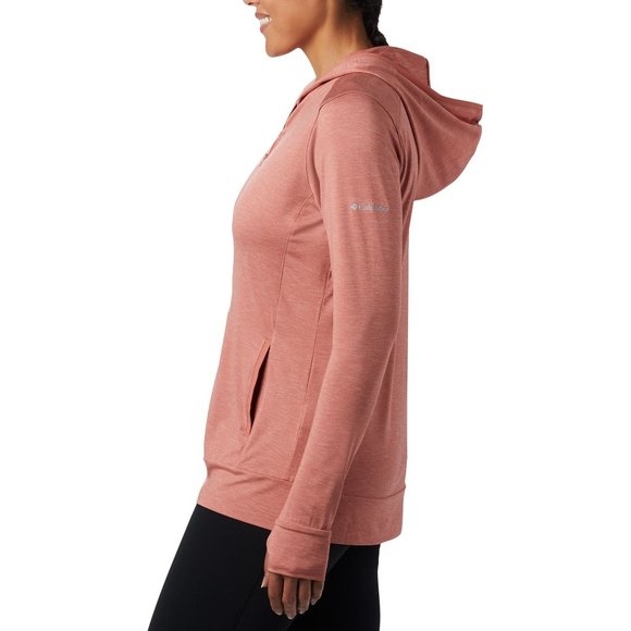 Columbia Women's Place To Place II Full-Zip - Dark Coral Heather - Size M  - New - Picture 3 of 5
